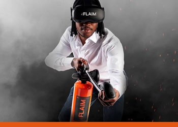 FLAIM Virtual Reality Fire Extinguisher Training